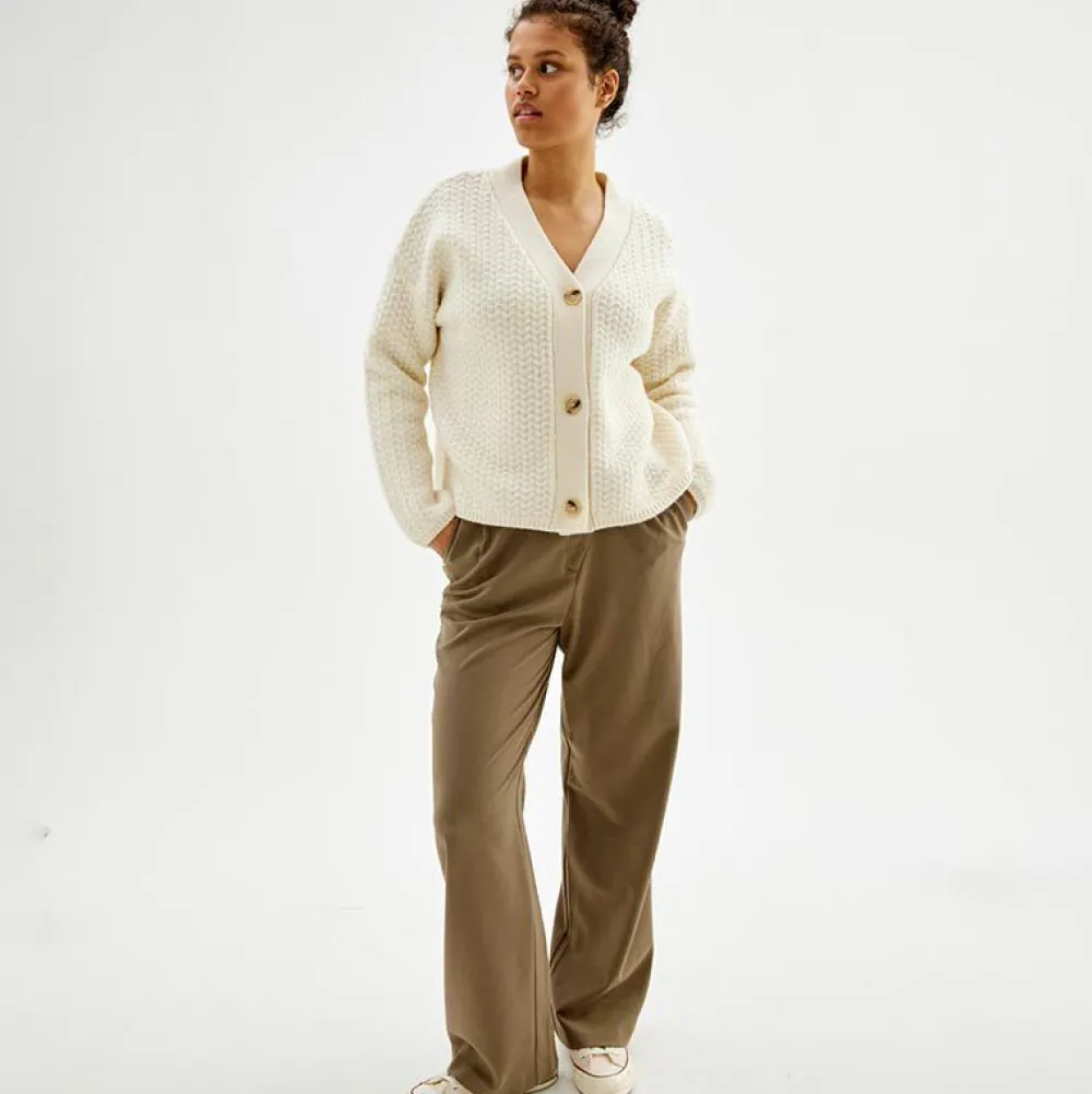 Cardigan Med Struktur Overdeler|Loungewear