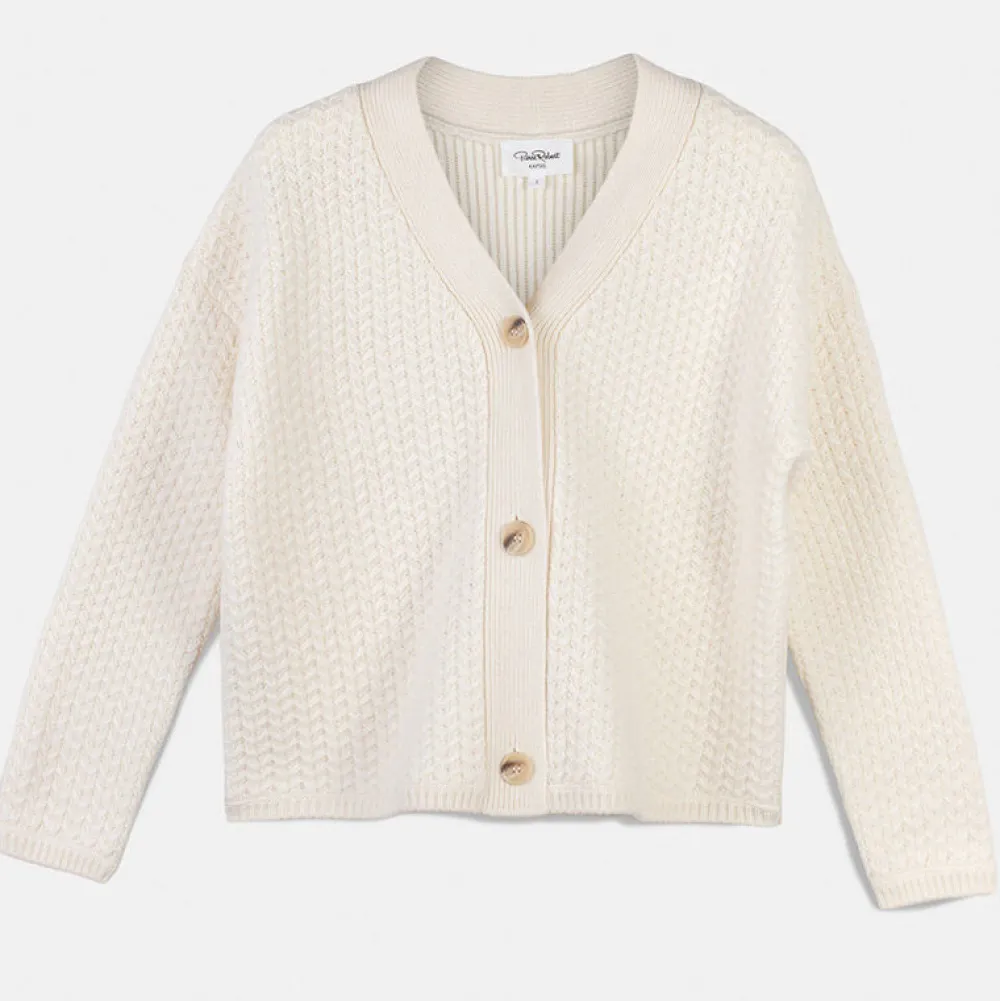 Cardigan Med Struktur Overdeler|Loungewear
