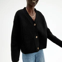 Cardigan Med Struktur Overdeler|Gensere