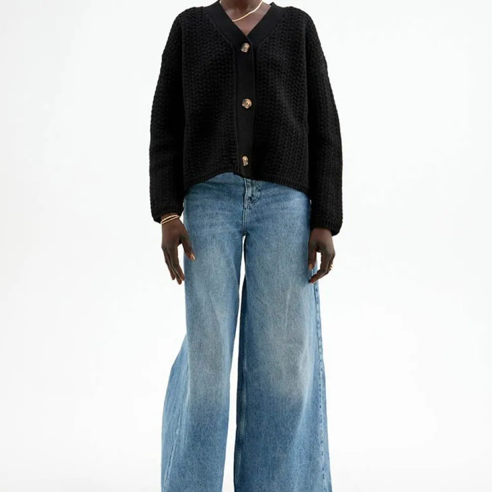 Cardigan Med Struktur Overdeler|Gensere