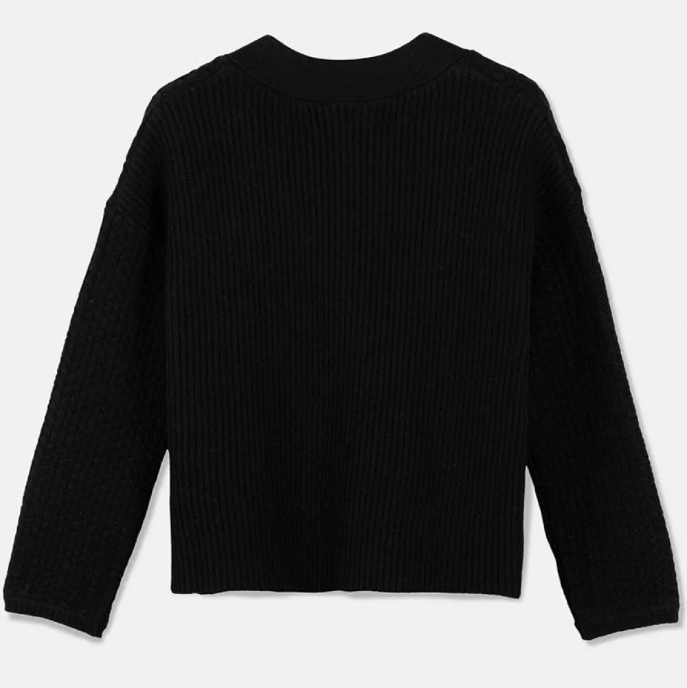 Cardigan Med Struktur Overdeler|Gensere