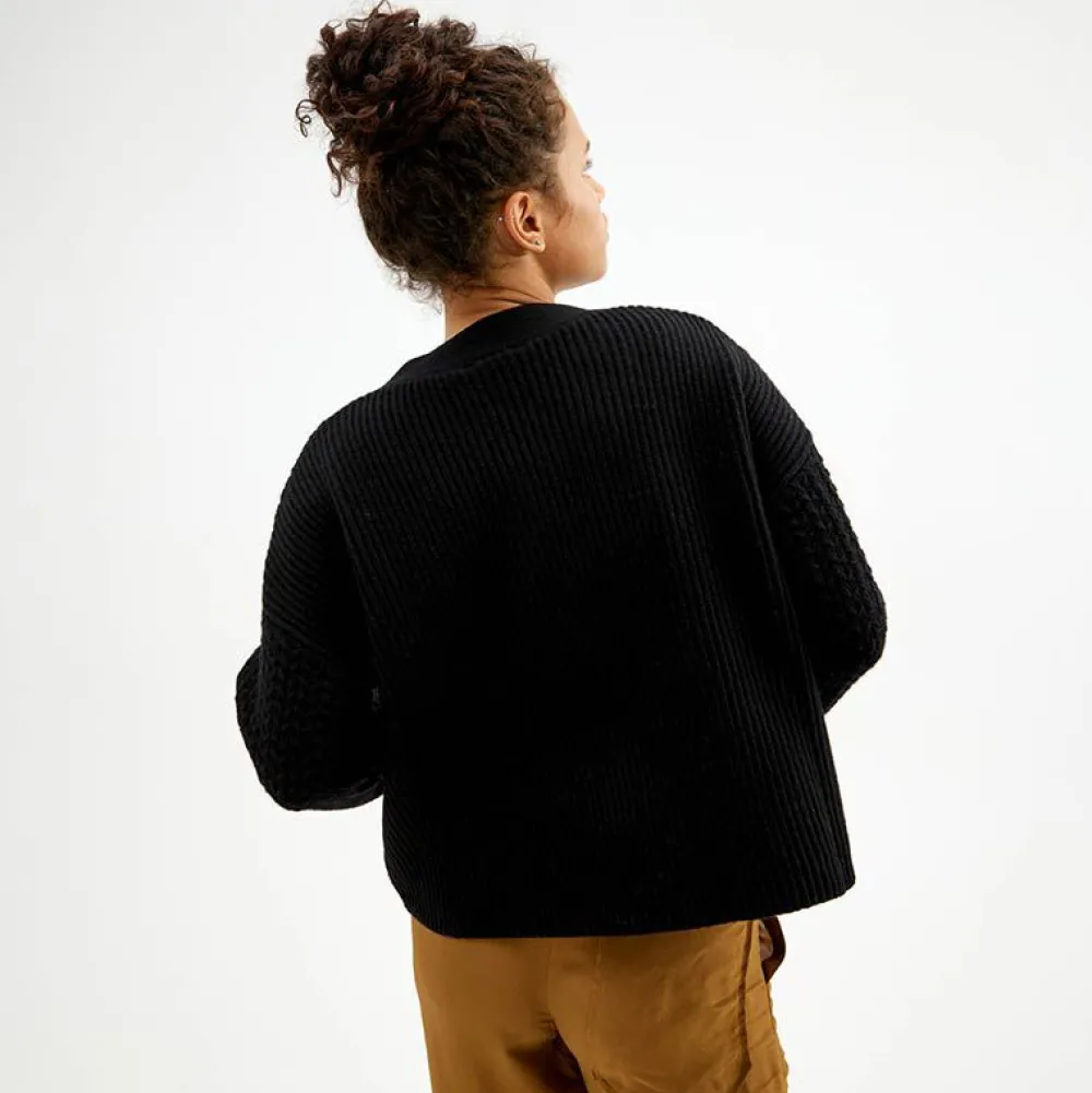 Cardigan Med Struktur Overdeler|Gensere