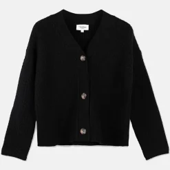 Cardigan Med Struktur Overdeler|Gensere