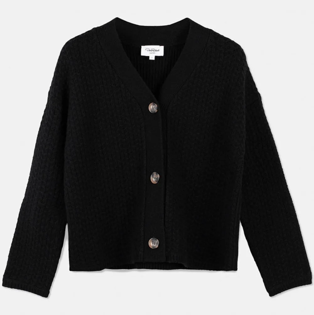 Cardigan Med Struktur Overdeler|Gensere