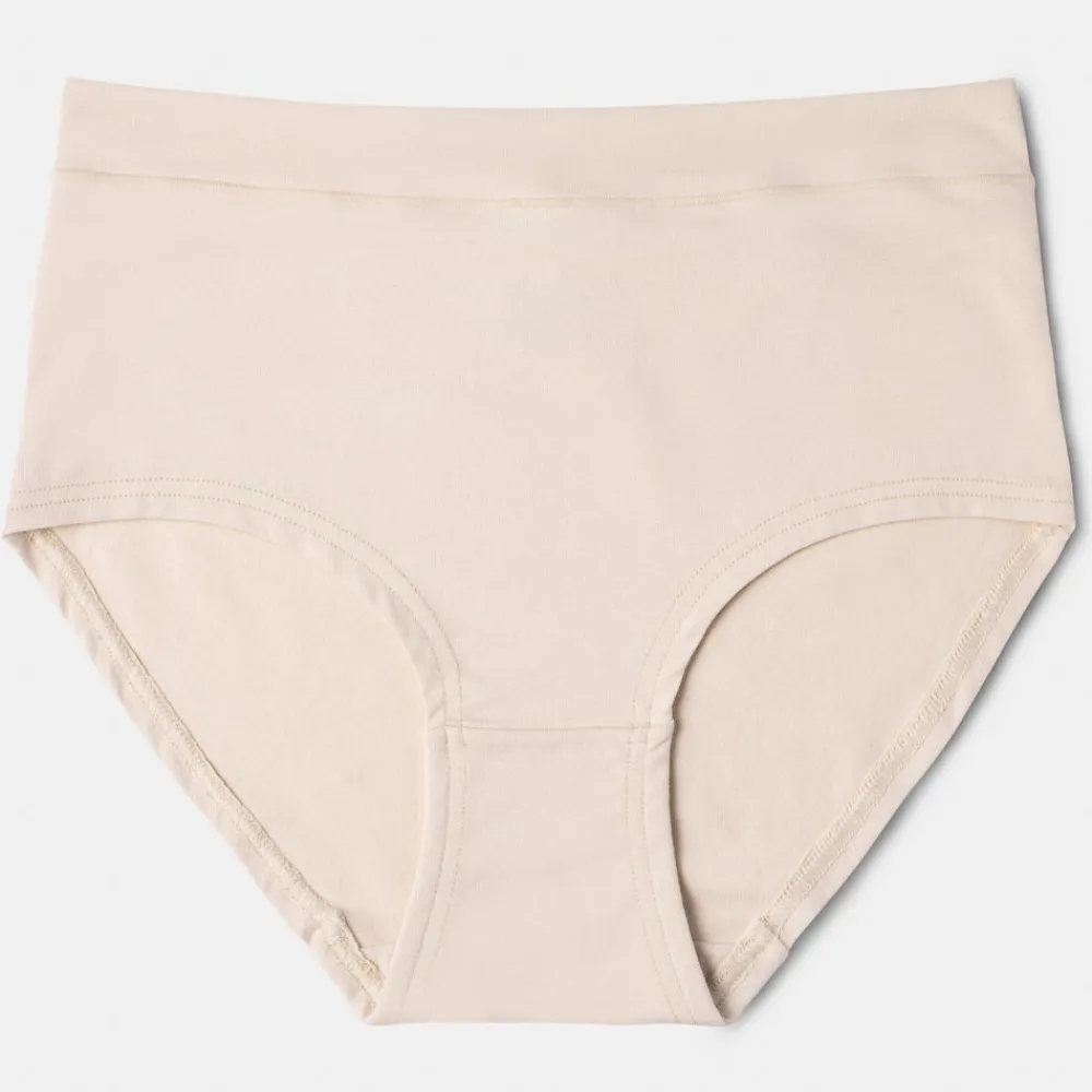 Clearance High Waist Truse Bomull, Uten Strammende Strikk Truser