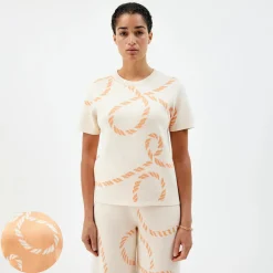 Hot Kortermet Genser T-Skjorter|Loungewear