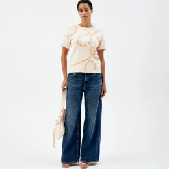 Hot Kortermet Genser T-Skjorter|Loungewear