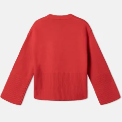 Online Oversized Høyhalset Genser Med Avtagbar Hals Overdeler|Loungewear