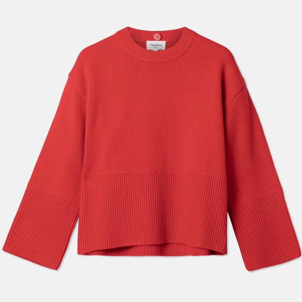 Online Oversized Høyhalset Genser Med Avtagbar Hals Overdeler|Loungewear
