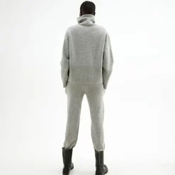 Outlet Oversized Høyhalset Strikkegenser Overdeler|Gensere