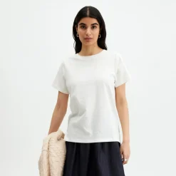 New T-skjorte Bomull Regular Fit T-Skjorter|Loungewear
