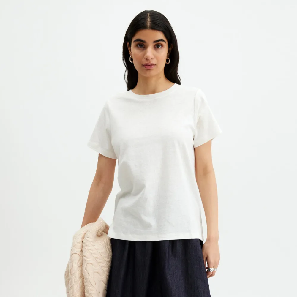 New T-skjorte Bomull Regular Fit T-Skjorter|Loungewear