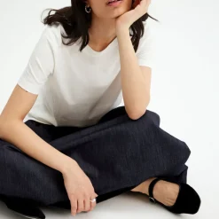 New T-skjorte Bomull Regular Fit T-Skjorter|Loungewear