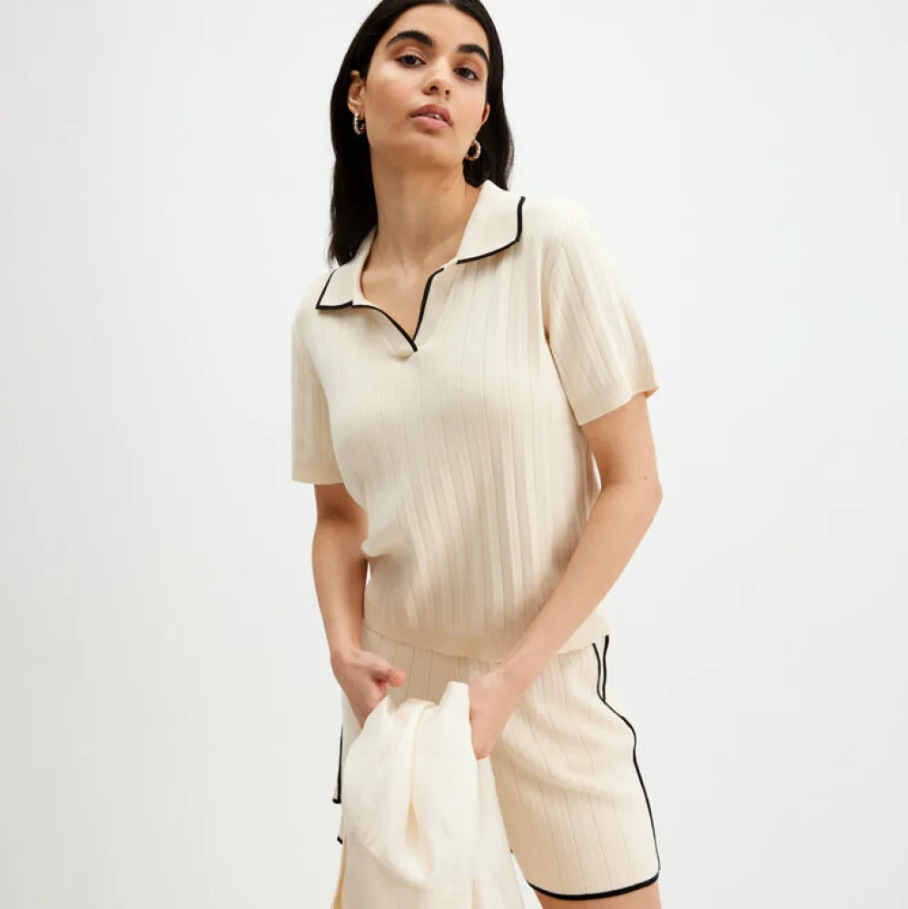 Discount T-skjorte Med Krage T-Skjorter|Loungewear