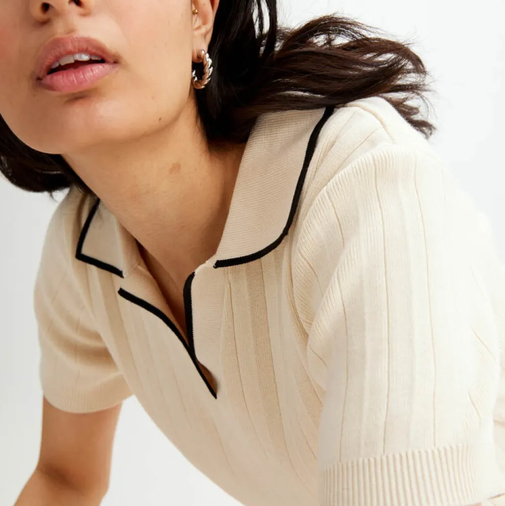 Discount T-skjorte Med Krage T-Skjorter|Loungewear