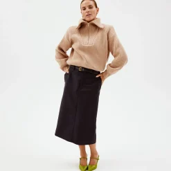 Outlet Turtleneck Zip Janka Polliani X Overdeler|Gensere