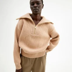 Outlet Turtleneck Zip Janka Polliani X Overdeler|Gensere