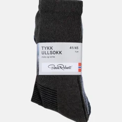 Clearance Tykk Ullsokk X3 41-45 Ullundertøy|Sokker