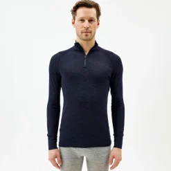 Best Ulltrøye Herre Merinoull Zip Ullundertøy|Sport