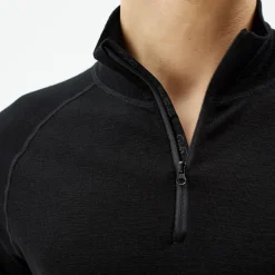 New Ulltrøye Herre Merinoull Zip Ullundertøy
